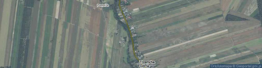 Zdjęcie satelitarne Trzemcha Górna ul.